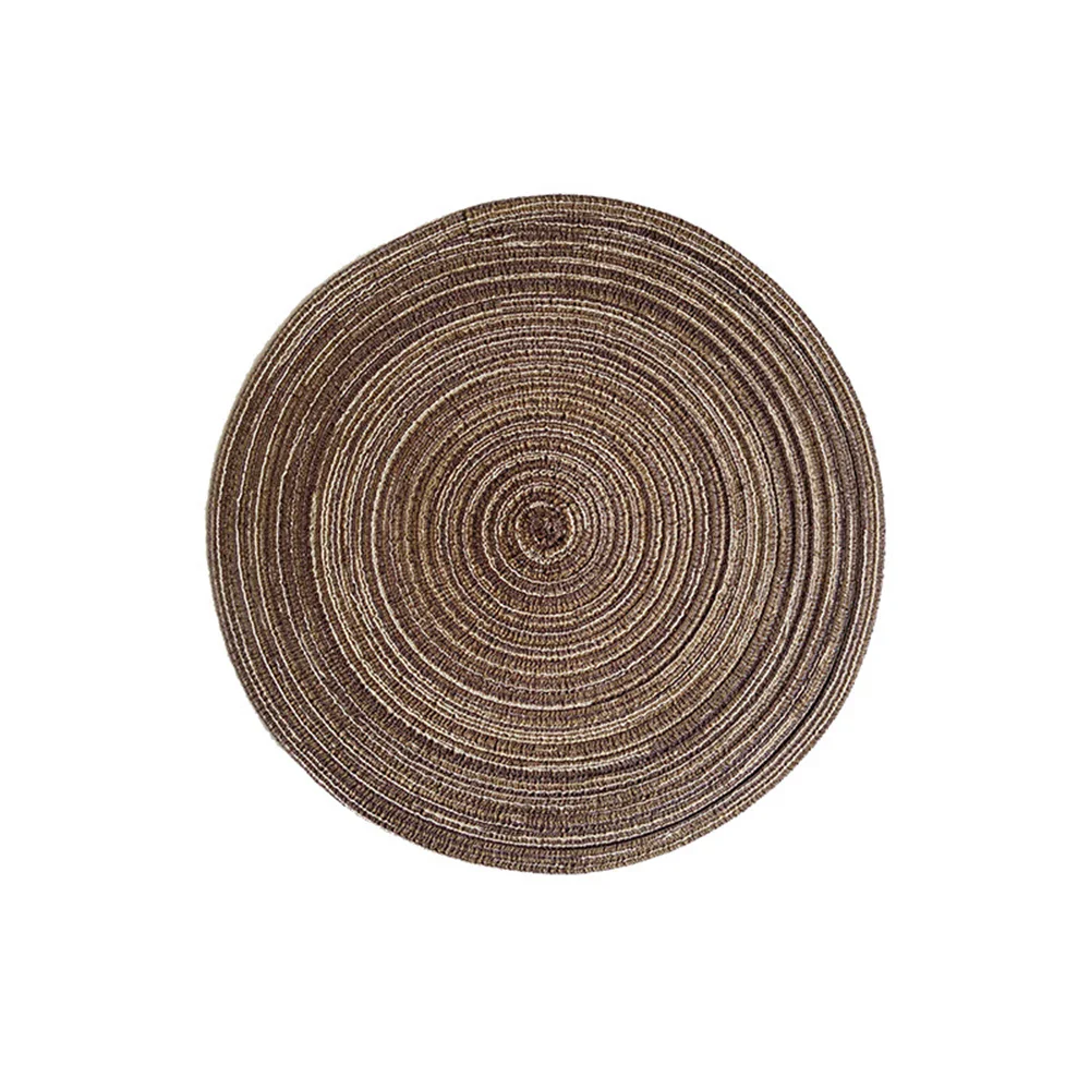 Round Woven Placemats in Vibrant Colours for Stylish Dining - Image 5
